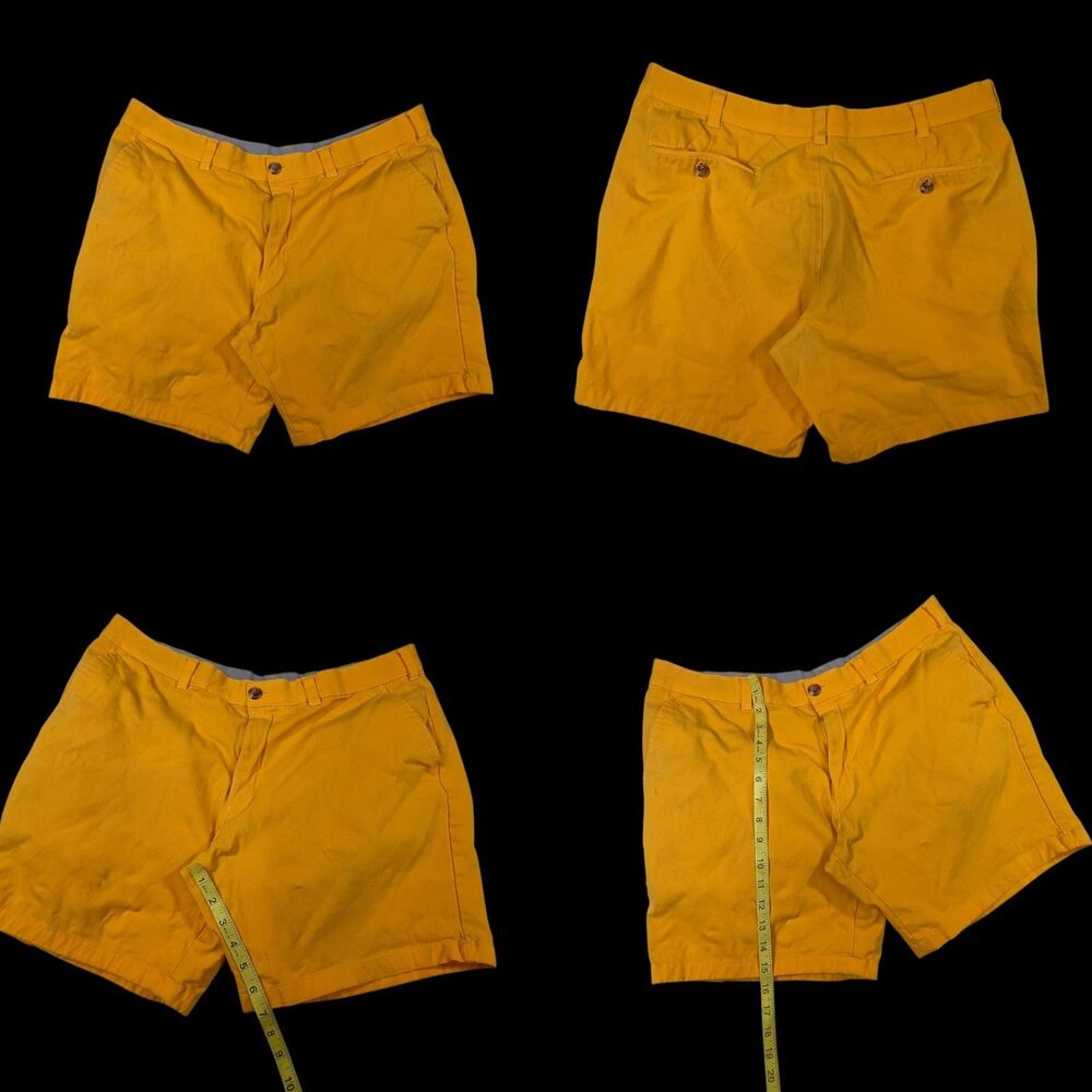 Club Room Yellow Shorts Mens Size 36W Quiet Luxury Golf Casual Dadcore Normcore